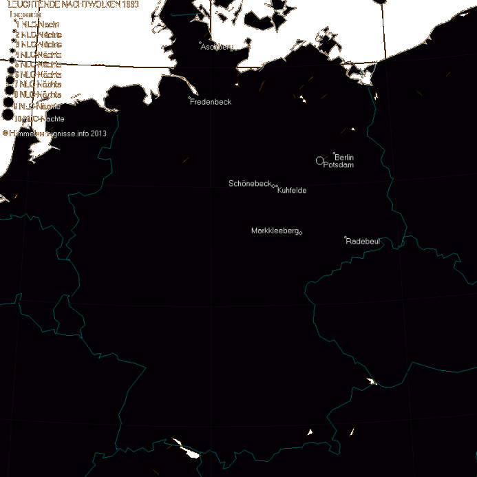 NLC-Beobachtungen in Mitteleuropa 1993