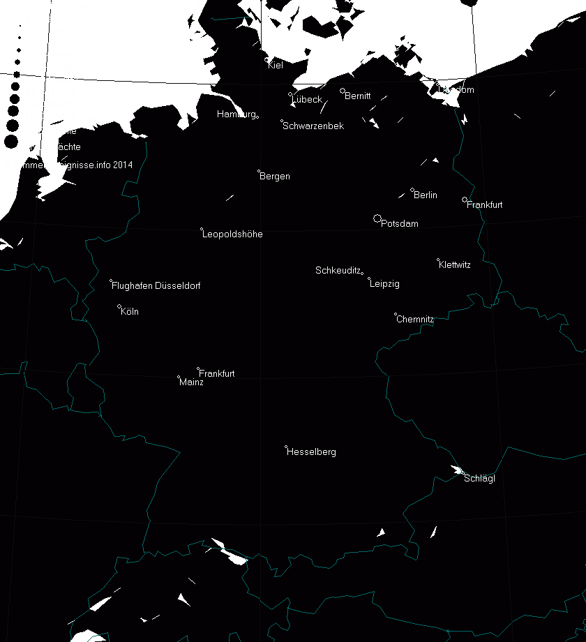 NLC-Beobachtungen in Mitteleuropa 2001